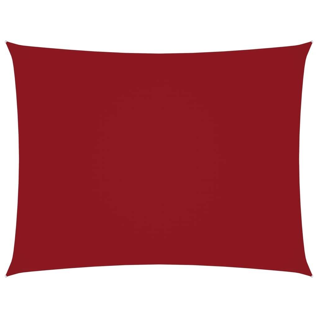 Sonnensegel Oxford-Gewebe Rechteckig 2,5x3,5 m Rot-0