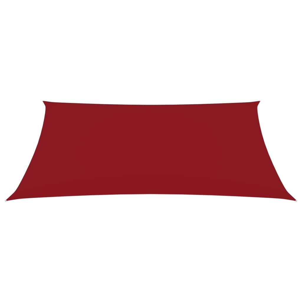 Sonnensegel Oxford-Gewebe Rechteckig 2,5x3,5 m Rot-4