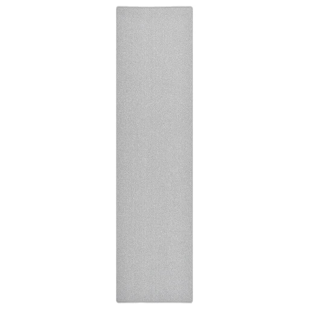Teppichläufer Hellgrau 80x300 cm-0