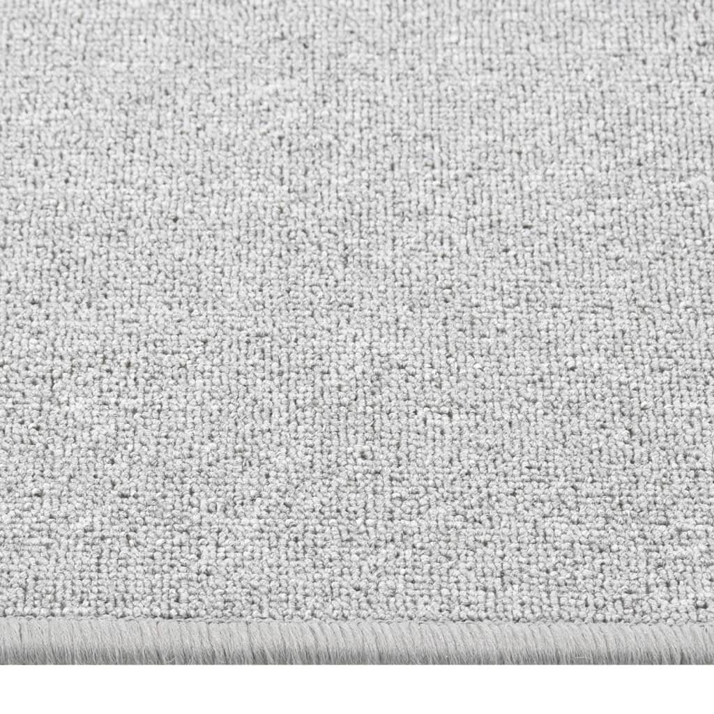 Teppichläufer Hellgrau 80x300 cm-3