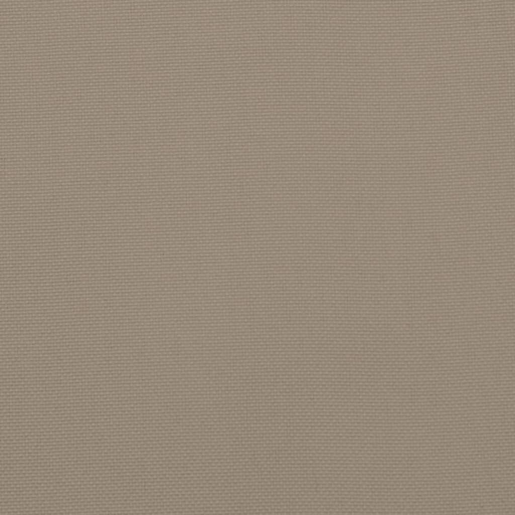 Symbolbild für Hochlehner-Auflagen 4 Stk. Taupe Oxford-Gewebe