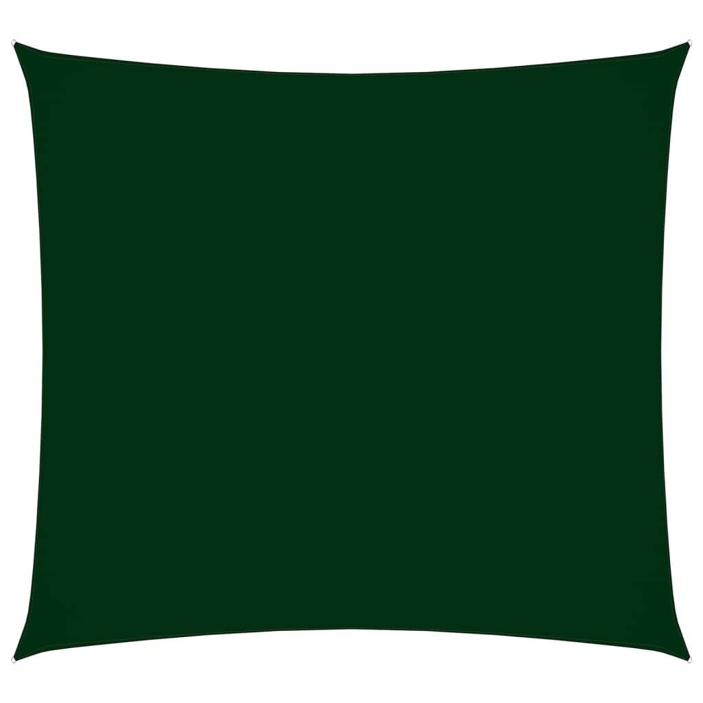 Sonnensegel Oxford-Gewebe Quadratisch 7x7 m Dunkelgrün-0