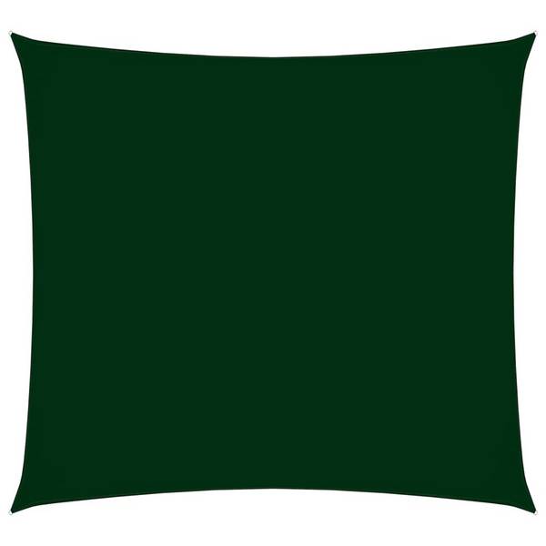 Sonnensegel Oxford-Gewebe Quadratisch 7x7 m Dunkelgrün