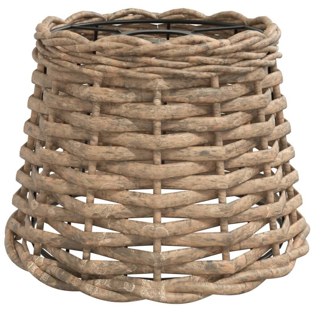 Lampenschirm Braun Ø20x15 cm Korbweide-1