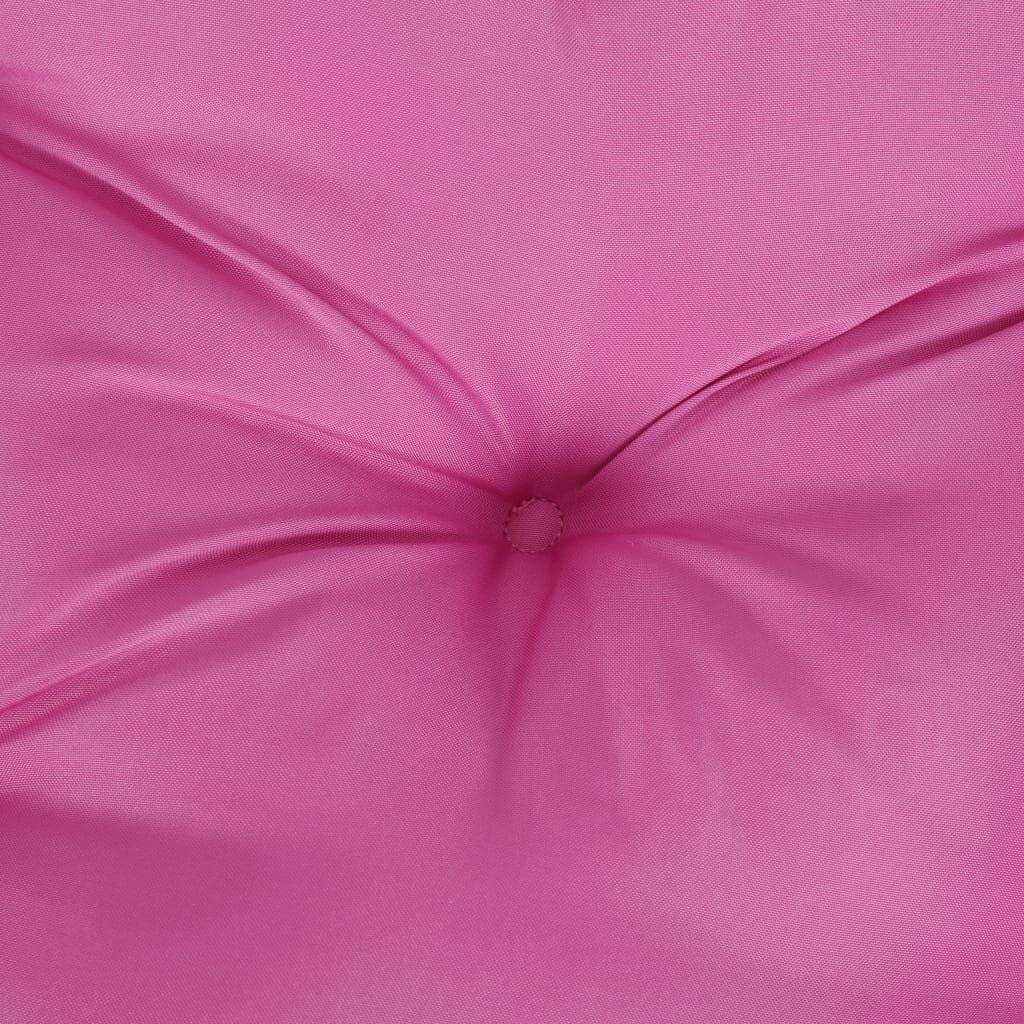 Gartenbank-Auflage Rosa 200x50x7 cm Stoff-4