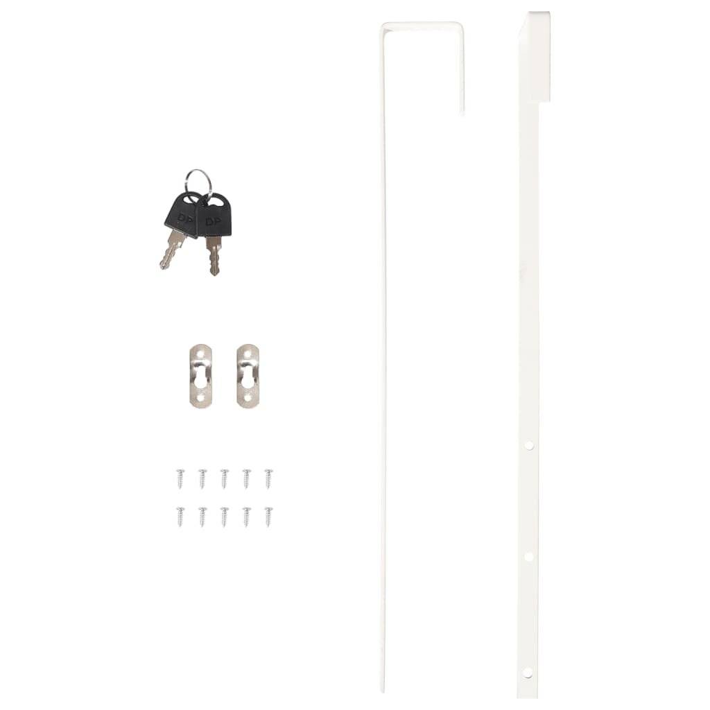 Symbolbild für Schmuckschrank mit Spiegel Wandmontage Schwarz 37,5x10x106 cm