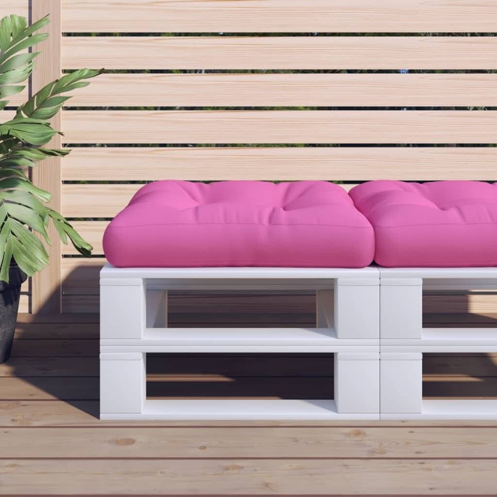Palettenkissen Rosa 50x50x12 cm Stoff-0