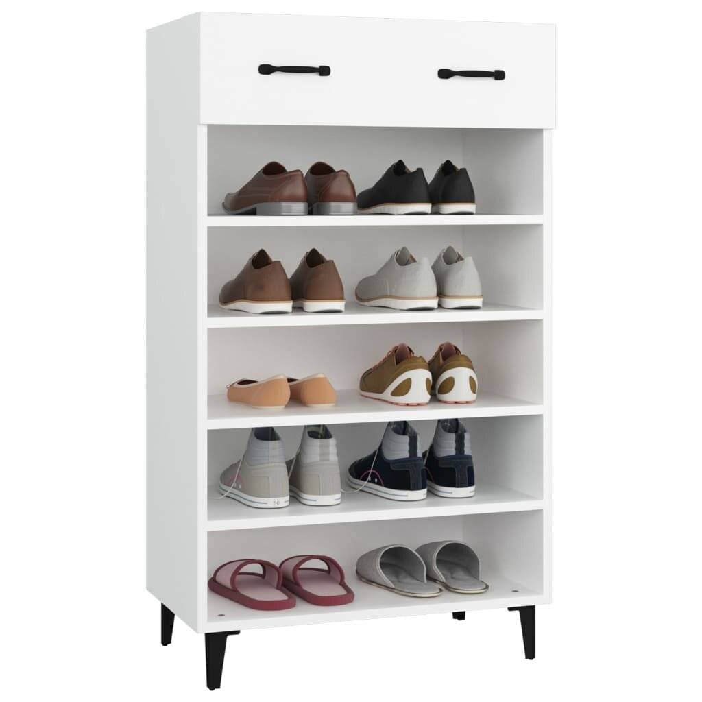 Schuhschrank Weiß 60x35x105 cm Holzwerkstoff-4