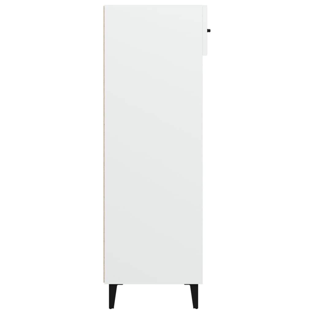 Symbolbild für Schuhschrank Weiß 60x35x105 cm Holzwerkstoff