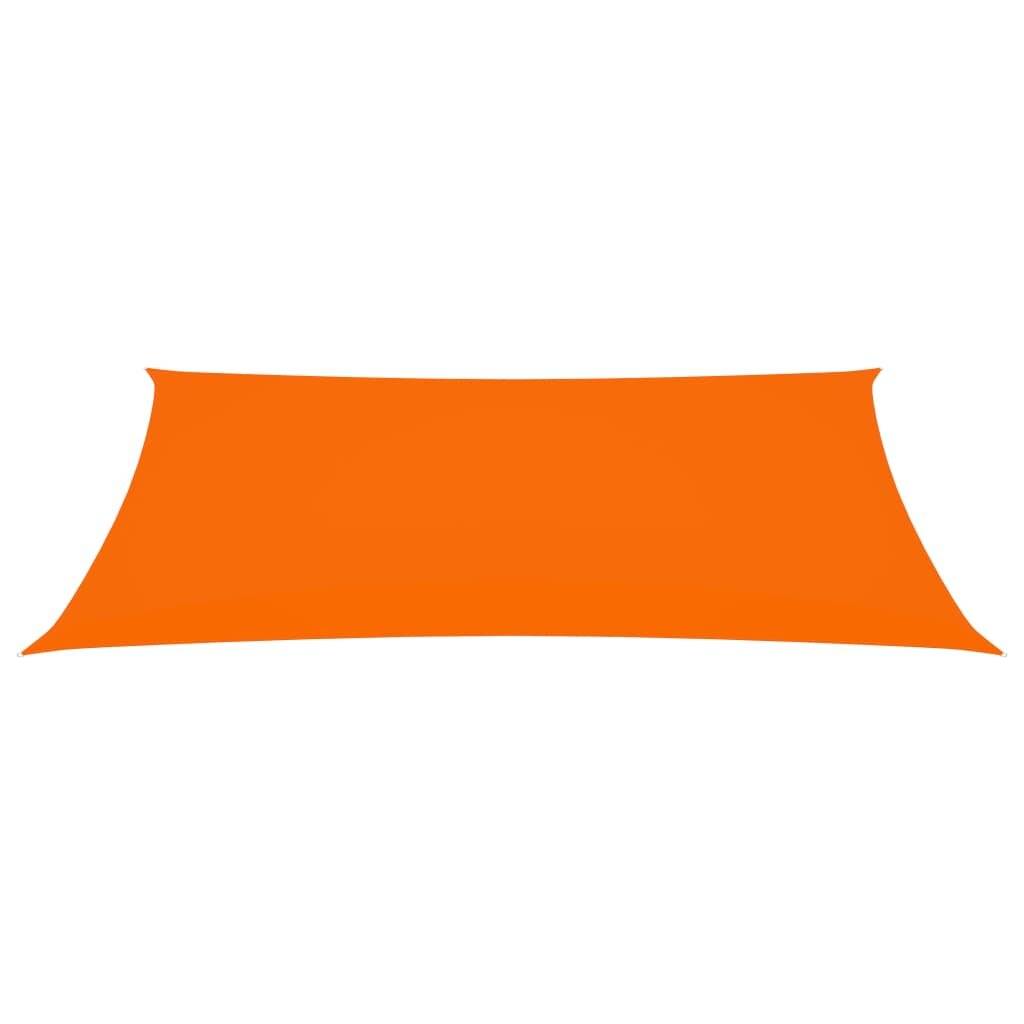 Sonnensegel Oxford-Gewebe Rechteckig 2x5 m Orange-4