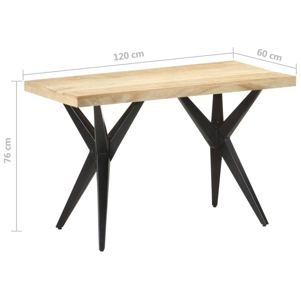 Esstisch 120x60x76 cm Massivholz Mango-6
