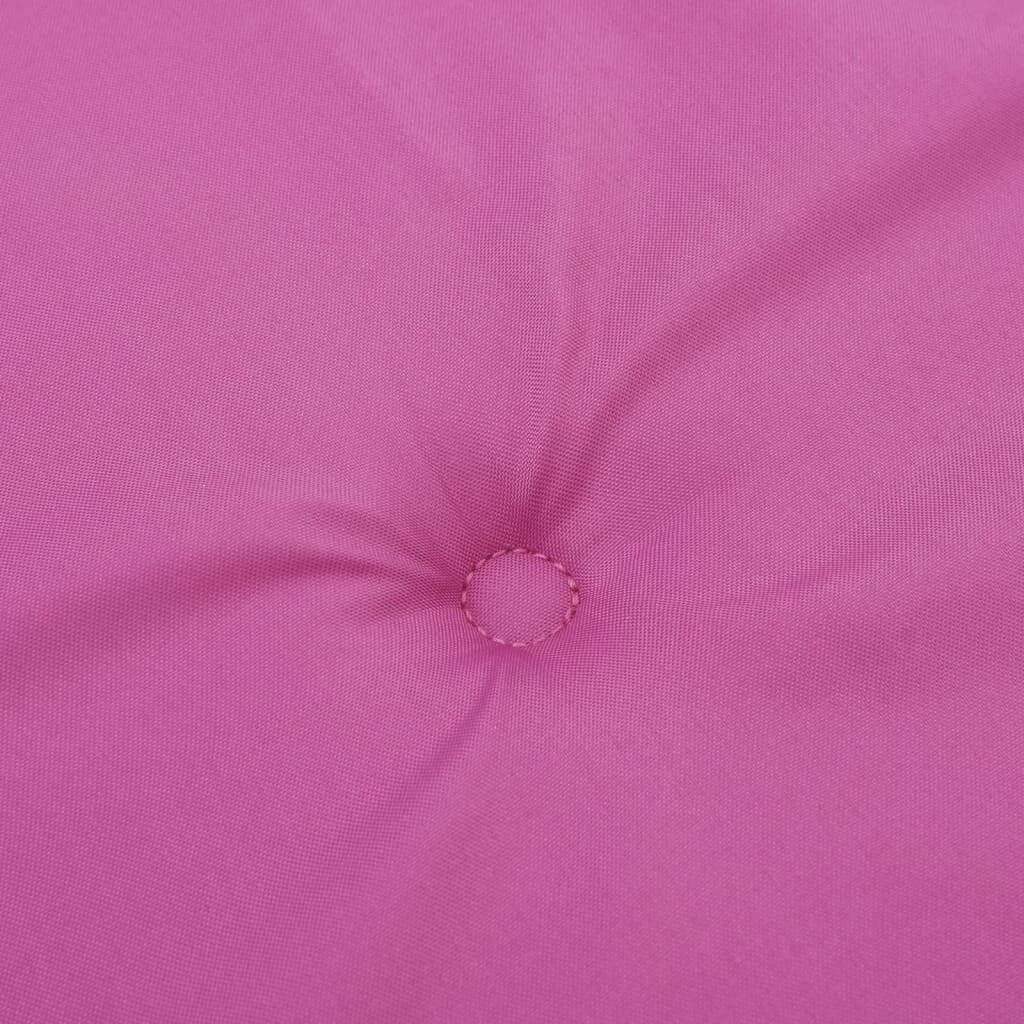 Hochlehner-Auflagen 4 Stk. Rosa Oxford-Gewebe-5