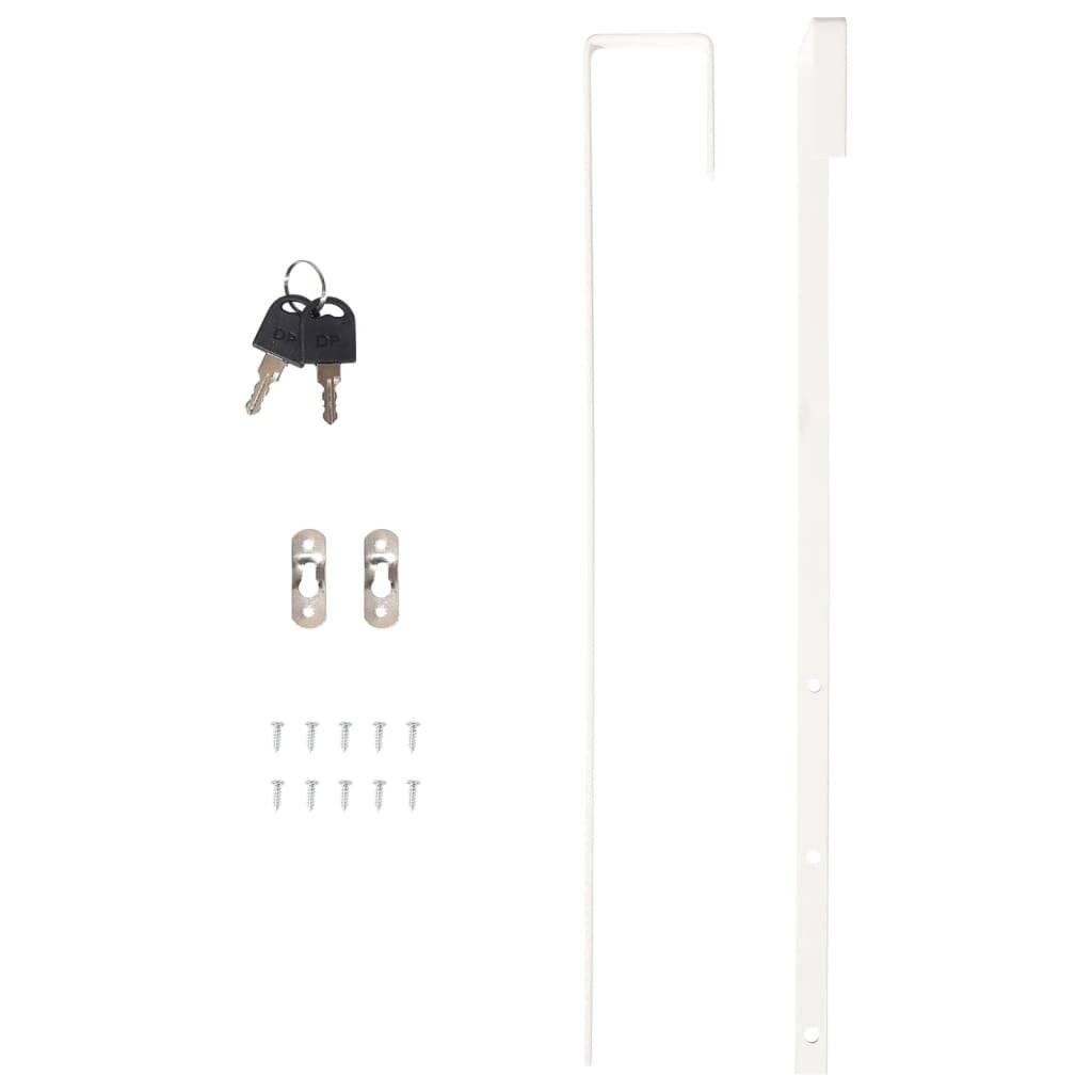 Symbolbild für Schmuckschrank mit Spiegel Wandmontage Schwarz 30x8,5x67 cm
