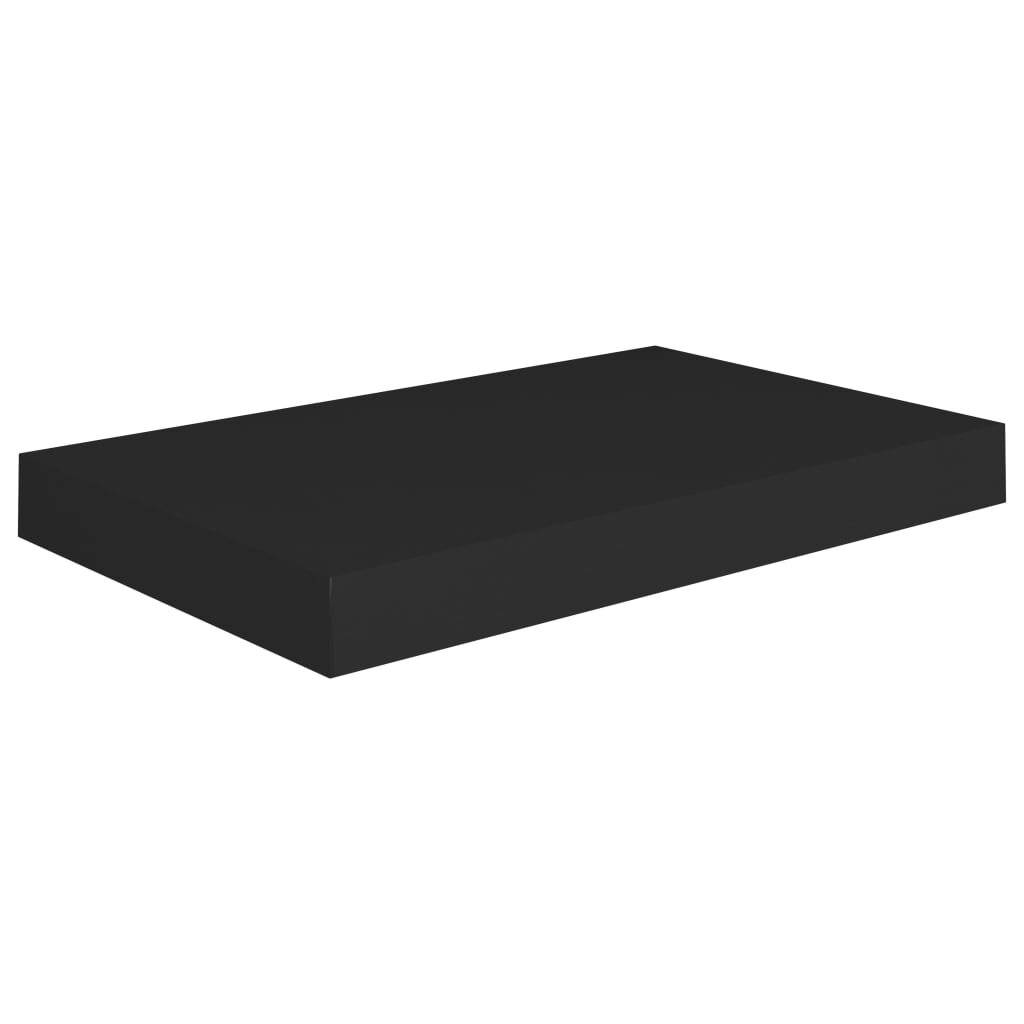 Schwebende Wandregale 4 Stk. Schwarz 40x23x3,8cm MDF-2