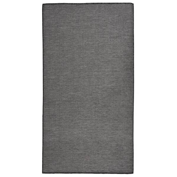 Outdoor-Teppich Flachgewebe 80x150 cm Grau