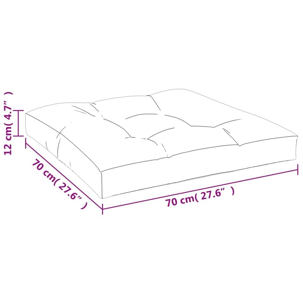 Symbolbild für Palettenkissen Türkis 70x70x12 cm Stoff