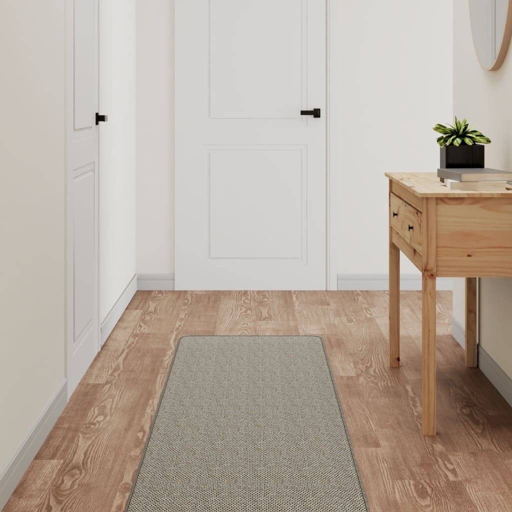 Teppichläufer Sisal-Optik Taupe 50x300 cm-0
