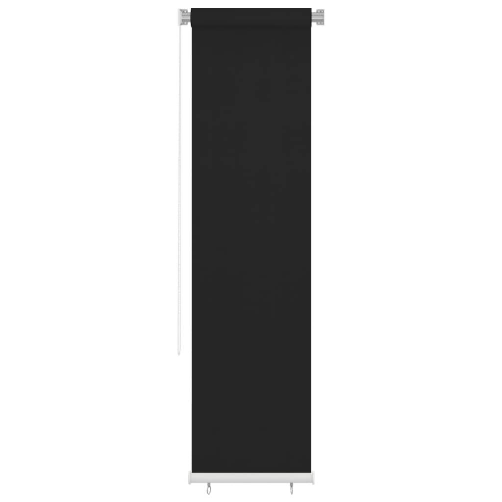 Außenrollo 60x230 cm Schwarz HDPE-0