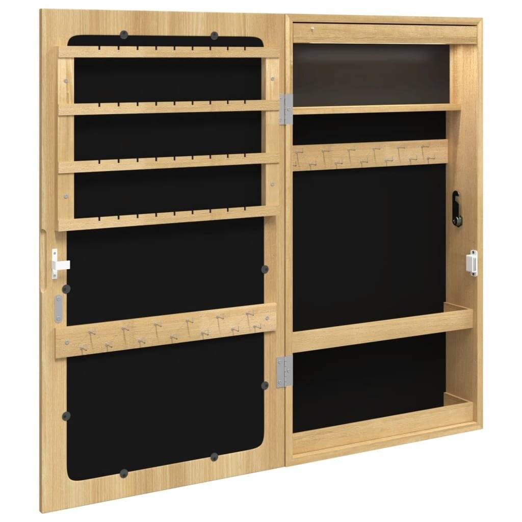 Spiegel-Schmuckschrank mit LED-Beleuchtung Wandmontage-6