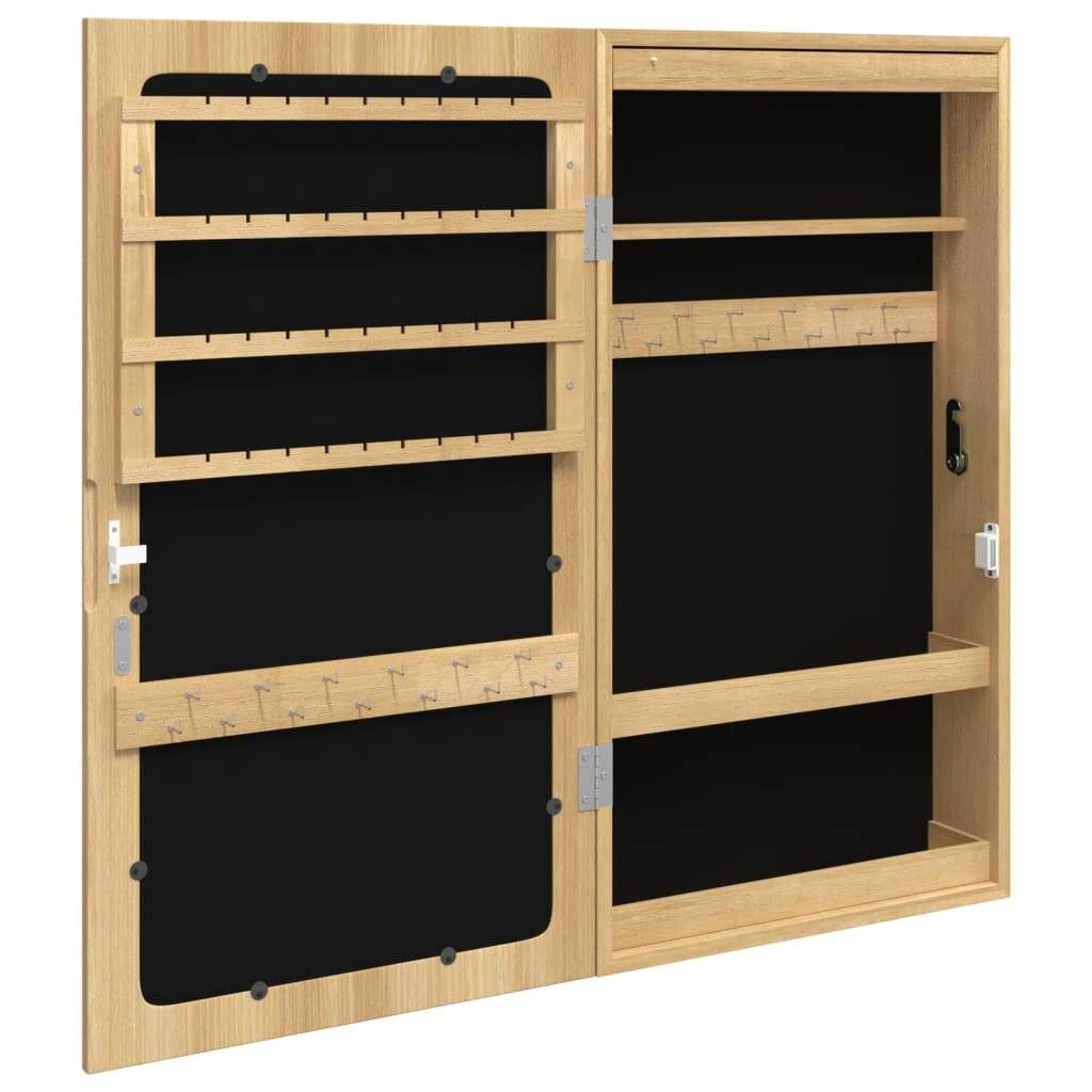 Symbolbild für Spiegel-Schmuckschrank mit LED-Beleuchtung Wandmontage