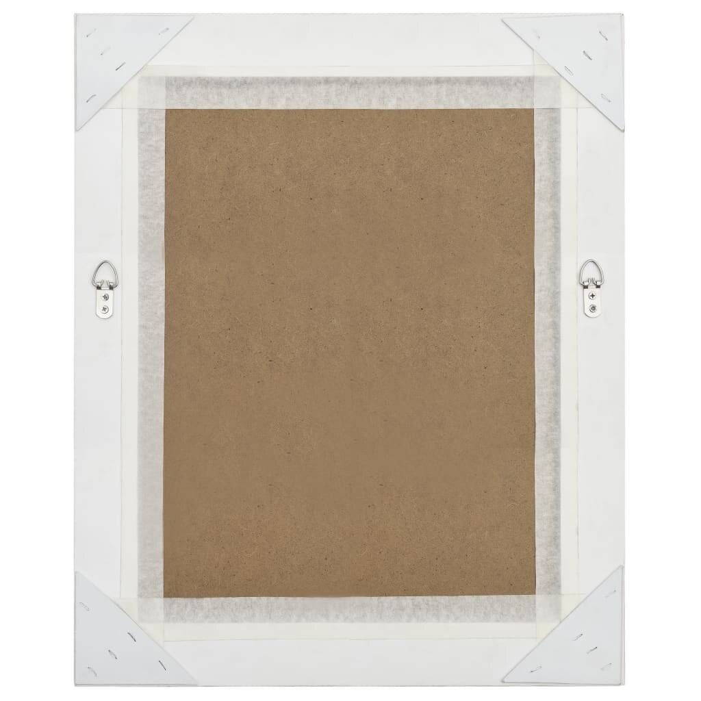 Wandspiegel im Barock-Stil 50 x 60 cm Weiß-2