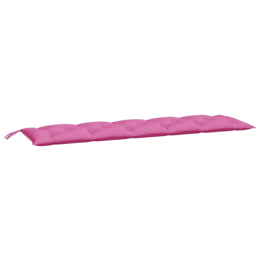 Gartenbank-Auflage Rosa 180x50x7 cm Oxford-Gewebe-1