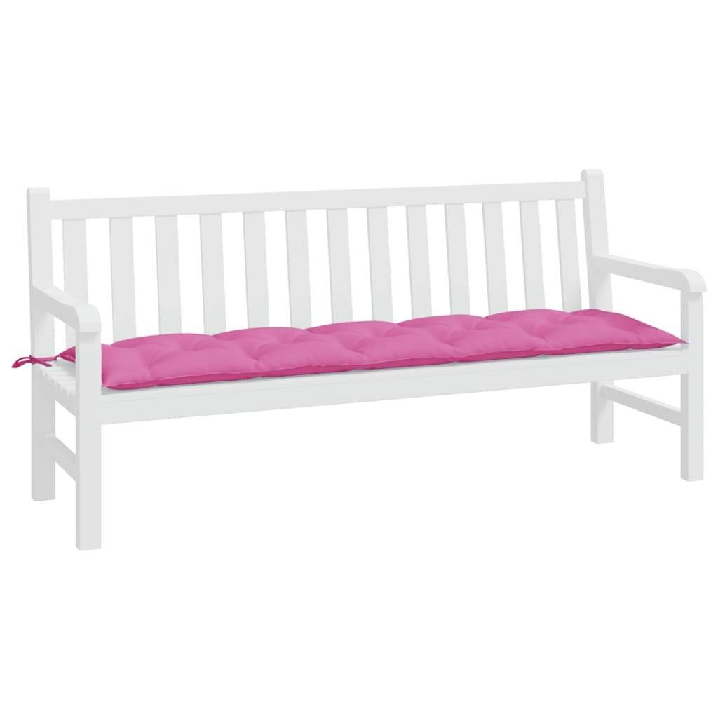 Gartenbank-Auflage Rosa 180x50x7 cm Oxford-Gewebe-2
