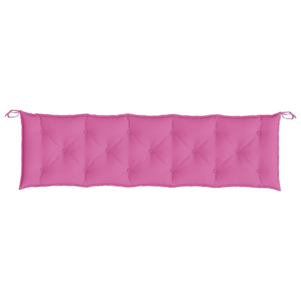 Gartenbank-Auflage Rosa 180x50x7 cm Oxford-Gewebe-3