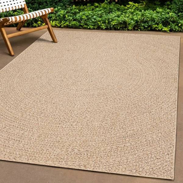 Teppich 120x170 cm Jute-Optik Innen und Außen