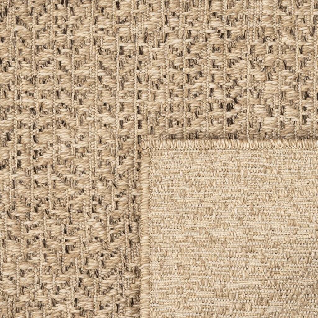 Teppich 160x230 cm Jute-Optik Innen und Außen-6