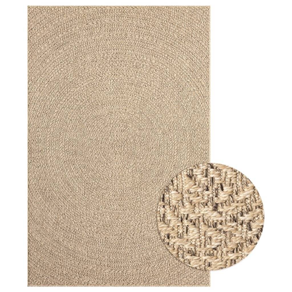 Teppich 160x230 cm Jute-Optik Innen und Außen-2