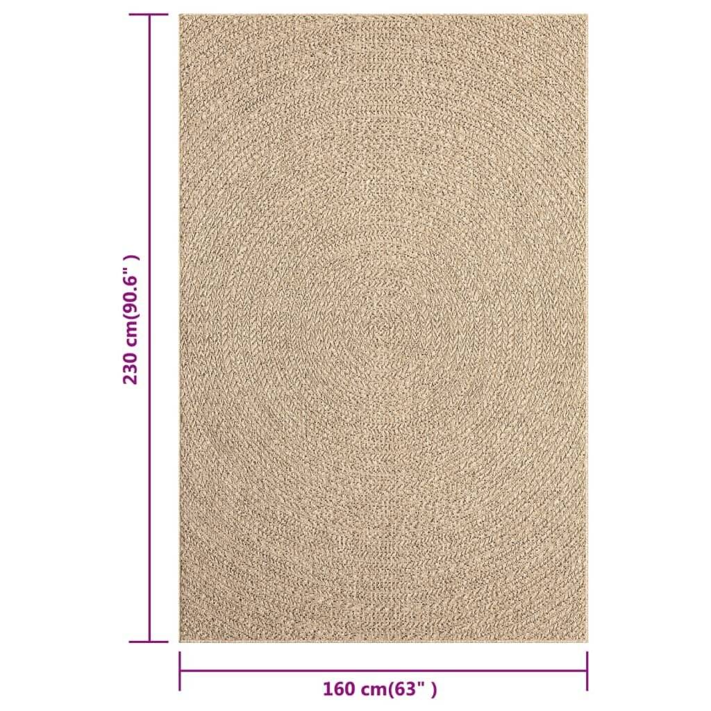 Symbolbild für Teppich 160x230 cm Jute-Optik Innen und Außen