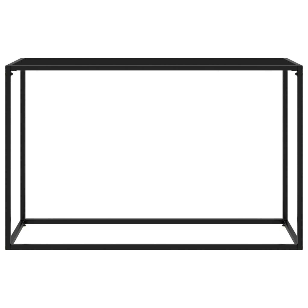 Konsolentisch Schwarz 120x35x75 cm Hartglas-1