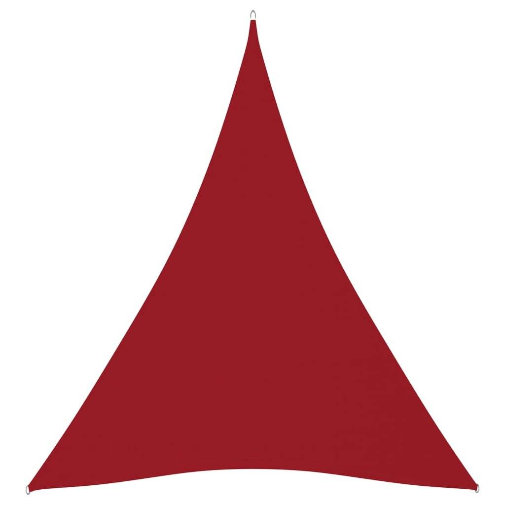 Sonnensegel Oxford-Gewebe Dreieckig 3x4x4 m Rot-0