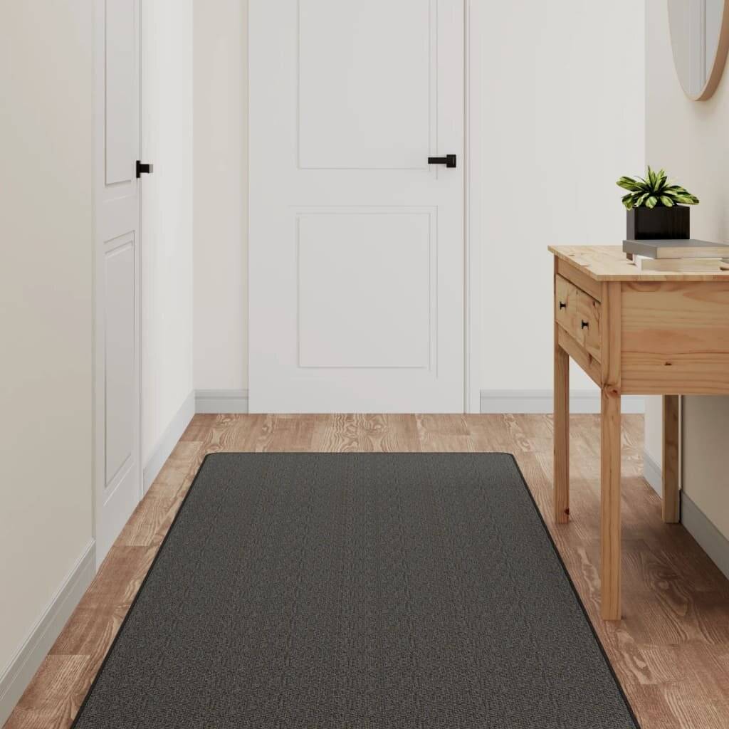 Teppichläufer Sisal-Optik Anthrazit 80x200 cm-0