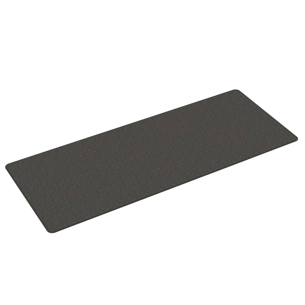 Teppichläufer Sisal-Optik Anthrazit 80x200 cm-1