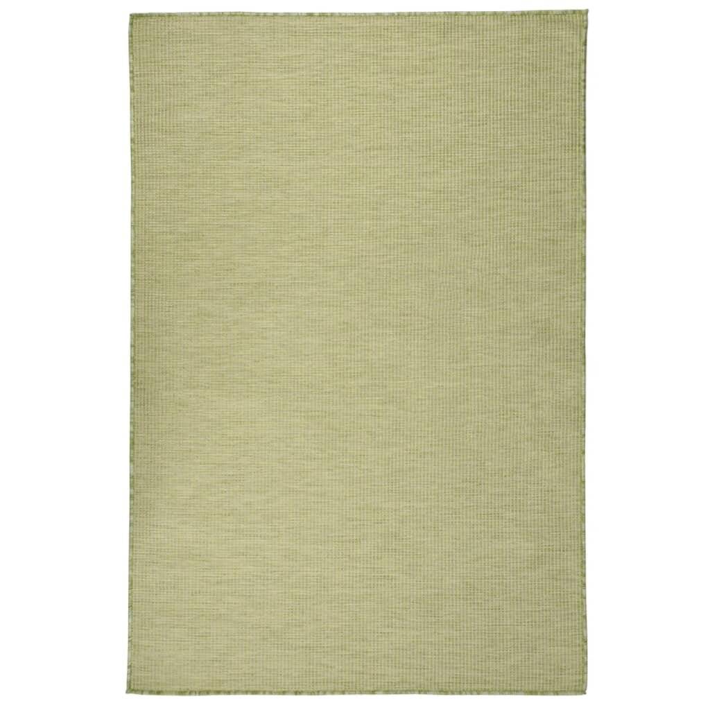 Outdoor-Teppich Flachgewebe 120x170 cm Grün-0