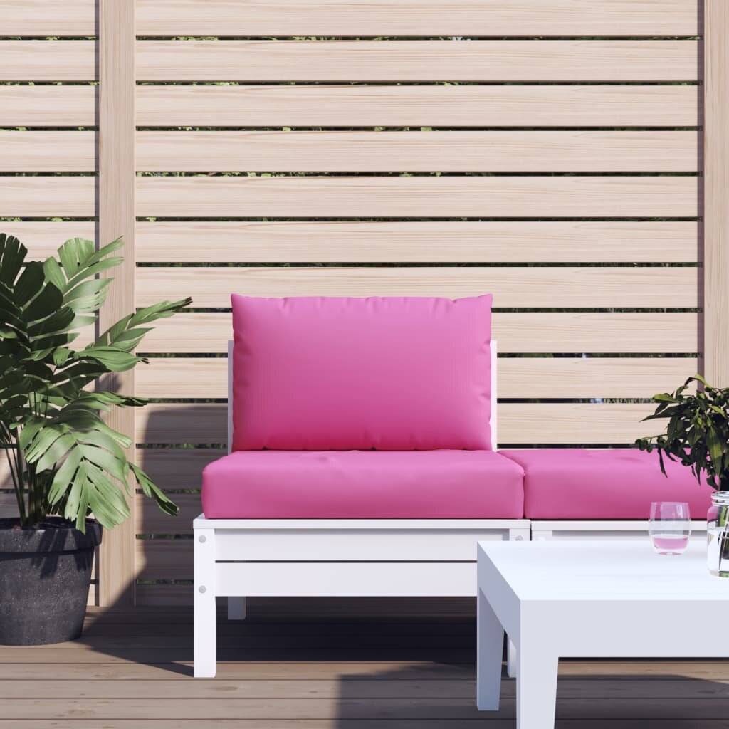 Palettenkissen 2 Stk. Rosa Oxford-Gewebe-0