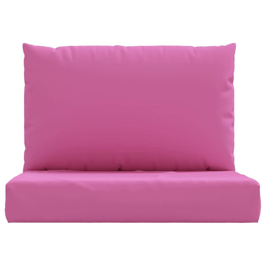 Palettenkissen 2 Stk. Rosa Oxford-Gewebe-3