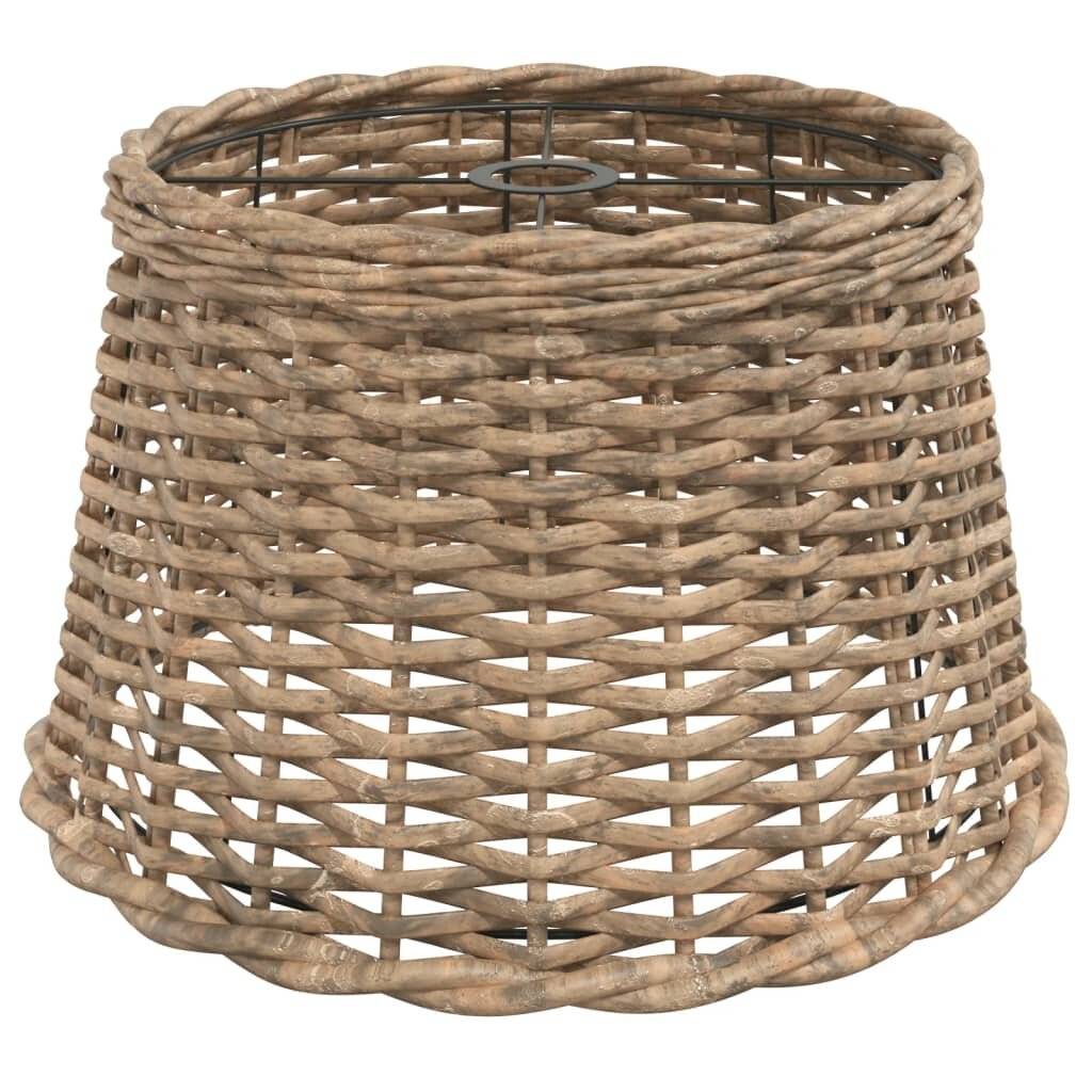 Lampenschirm Braun Ø45x28 cm Korbweide-1