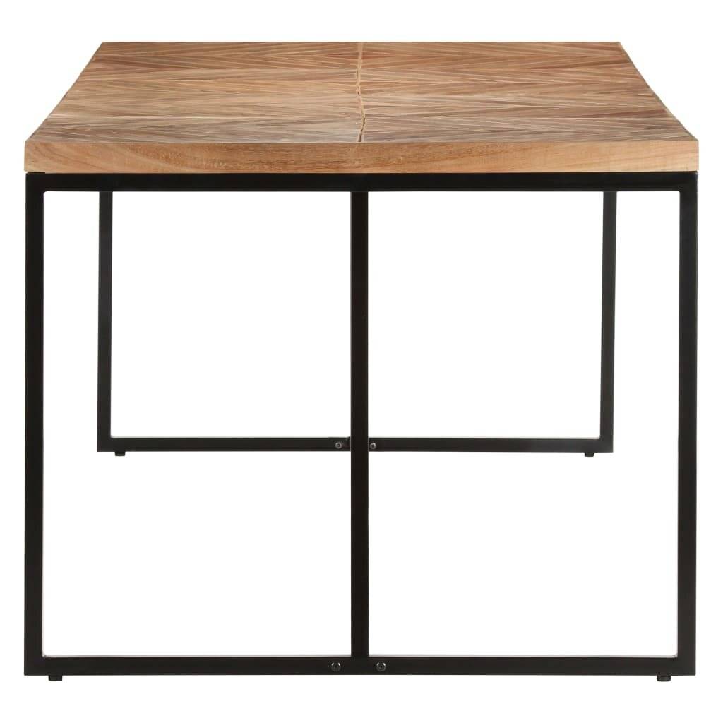 Esstisch 200x90x76 cm Massivholz Akazie und Mango-3