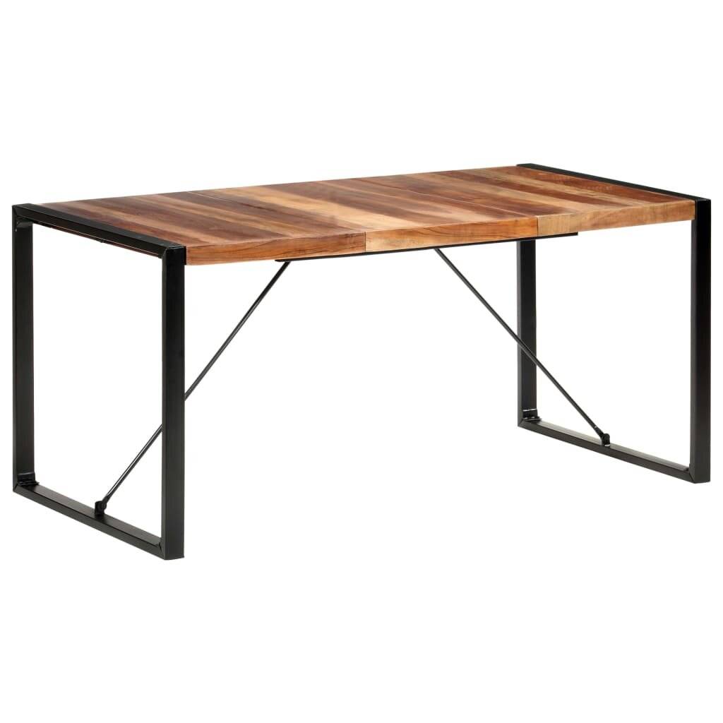 Symbolbild für Esstisch 160x80x75 cm Massivholz mit Palisander-Finish