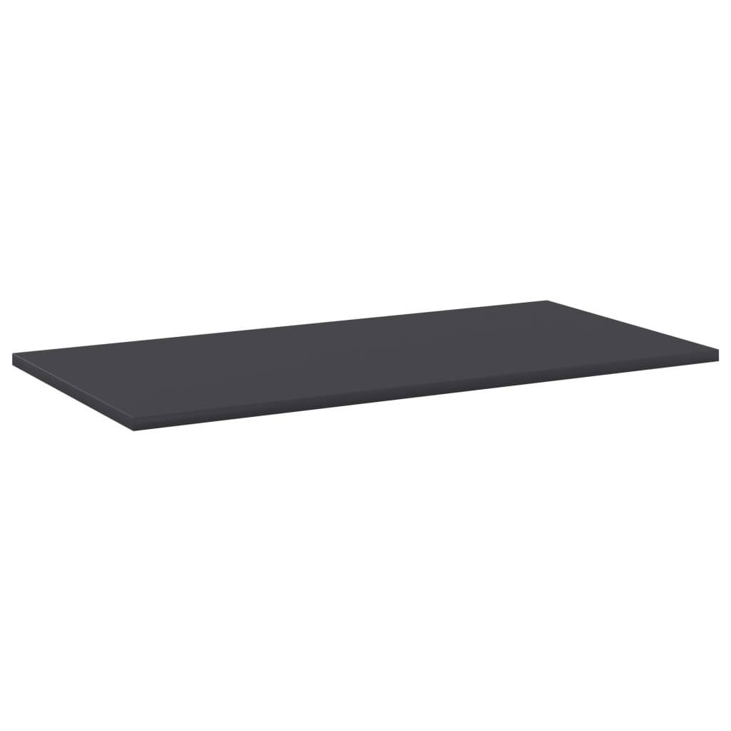 Bücherregal-Bretter 8 Stk. Grau 80x40x1,5 cm Spanplatte-1