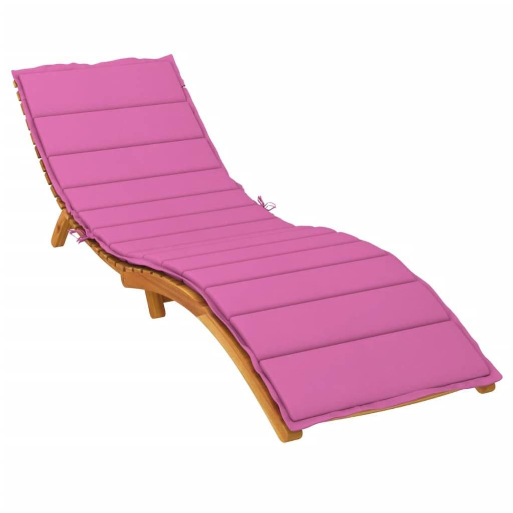 Sonnenliegen-Auflage Rosa Oxford-Gewebe-2