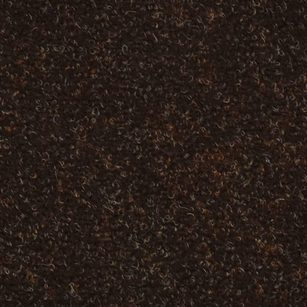 Treppenmatten Selbstklebend 15 Stk. Braun 65x21x4cm Nadelvlies-2