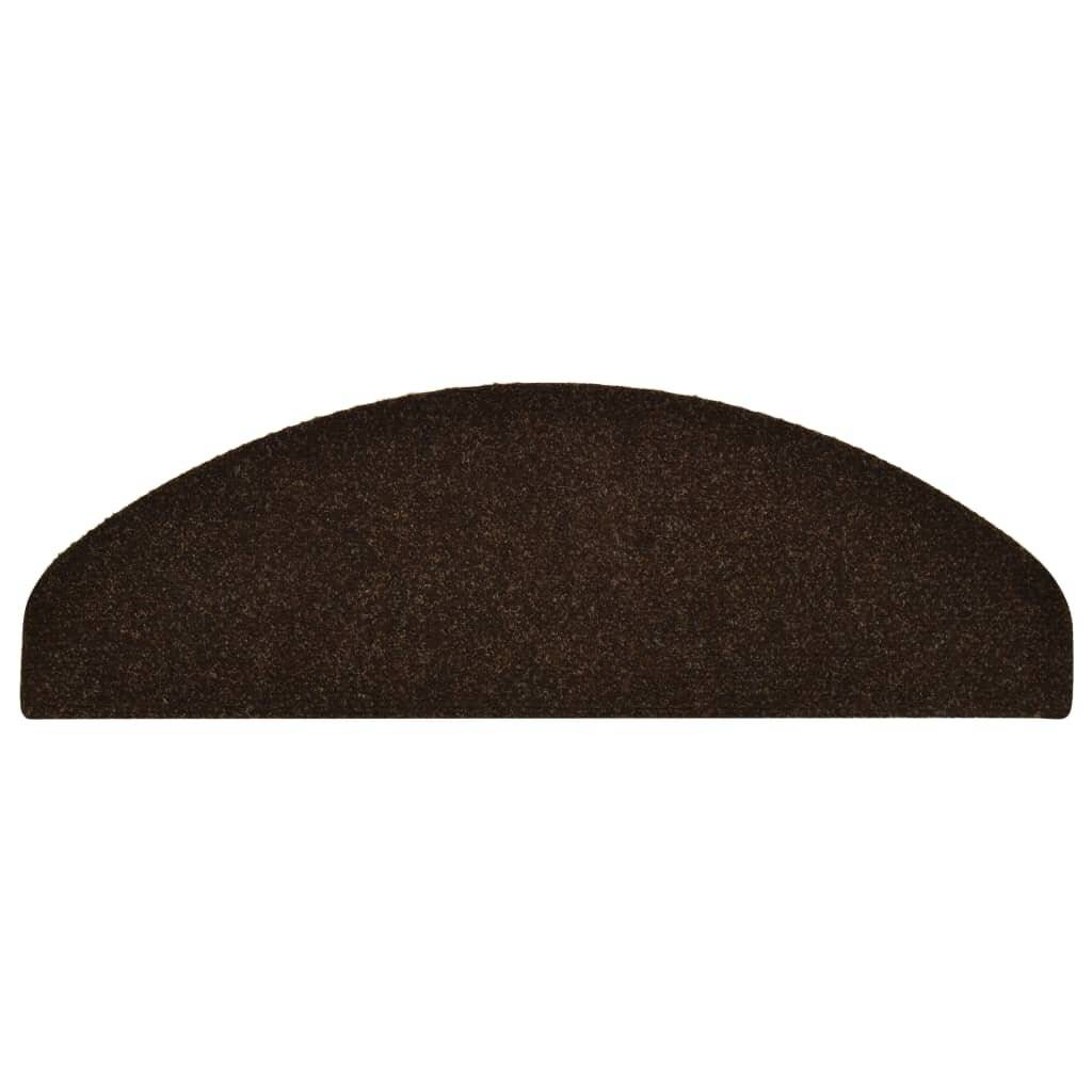 Treppenmatten Selbstklebend 15 Stk. Braun 65x21x4cm Nadelvlies-4