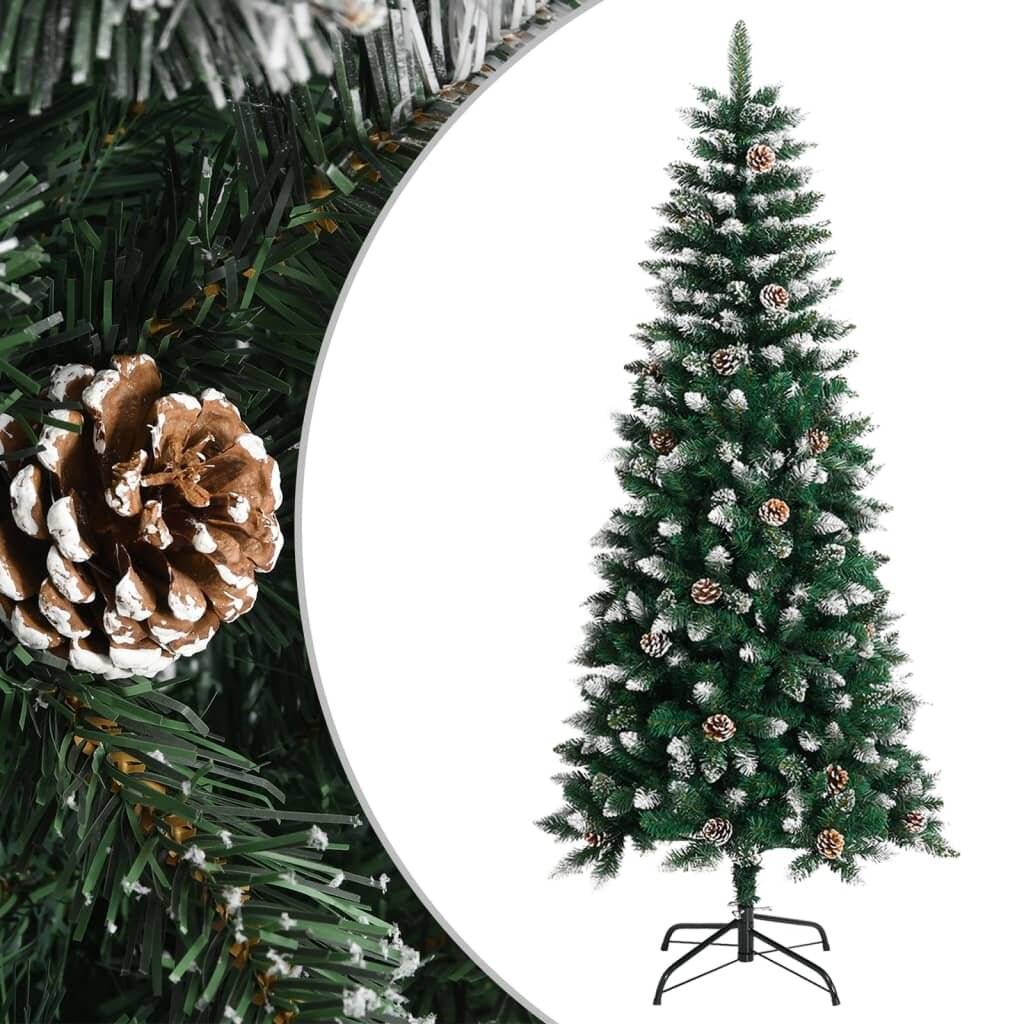 Künstlicher Weihnachtsbaum mit Ständer Grün 150 cm PVC-0