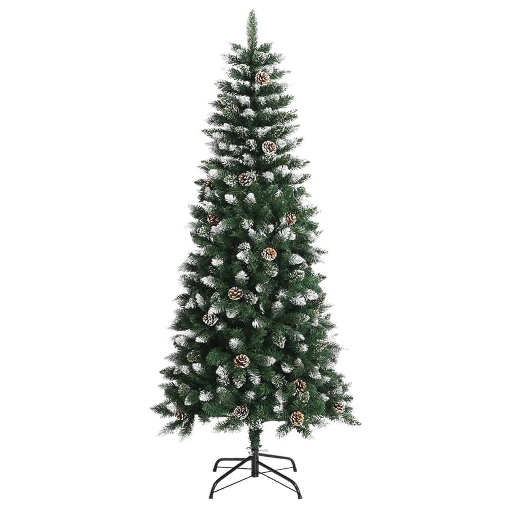 Künstlicher Weihnachtsbaum mit Ständer Grün 150 cm PVC-2