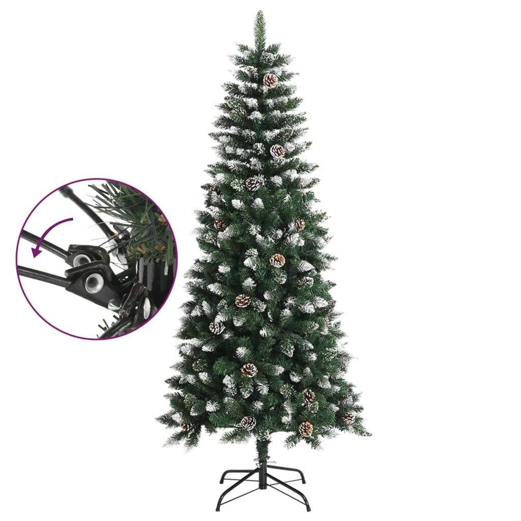 Künstlicher Weihnachtsbaum mit Ständer Grün 150 cm PVC-3