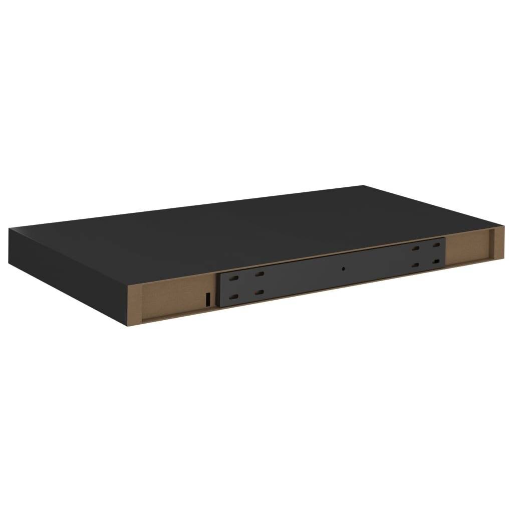 Symbolbild für Schwebende Wandregale 2 Stk. Schwarz 50x23x3,8cm MDF